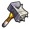 Spiked Hammer - hammer - Transparent Layer PNG