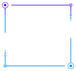 Neon Light Frame - Transparent Layer PNG