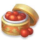 Treasure Chest with Ruby Gemstones - red - Free Download PNG