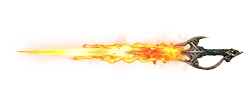 Flaming Sword - weapon - No Background PNG