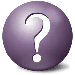 Purple Question Mark Icon - symbol - High Resolution PNG