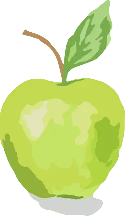 Green Apple - fresh - Free Download PNG