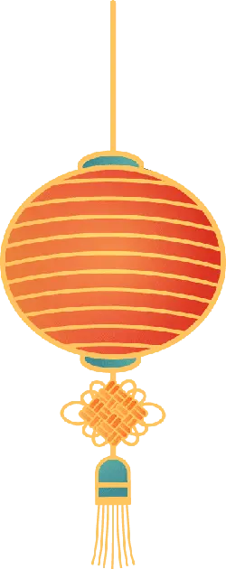 Lantern - High Quality PNG - red