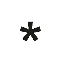 Star Pattern - simple design - black - No Watermark PNG