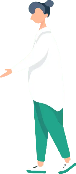 Cartoon Character in White Shirt and Green Pants - minimalistic - No Watermark PNG