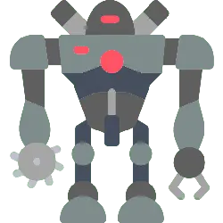 Robot - mechanical - Transparent Background PNG