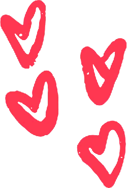 Pink Heart Pattern - minimalist - High Resolution PNG