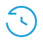 Clock Icon - simple - Transparent Layer PNG