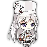 Cartoon Girl with Hat - drawing - PNG