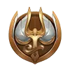 Lion Head Badge - courage - Transparent Layer PNG