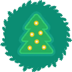 Christmas Tree - No Watermark PNG - green