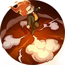 Flame Knight - magic - knight - No Background PNG