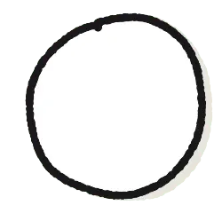 White Circle - geometric shape - line - Transparent Layer PNG