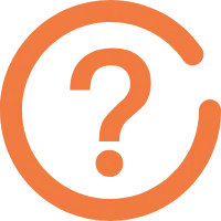 Question Mark Logo - orange - No Watermark PNG