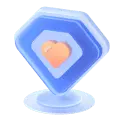 Heart Gem - blue - No Watermark PNG