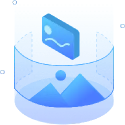 Blue Cylinder Storage Device - information - Lossless PNG