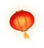 Lantern - red - PNG