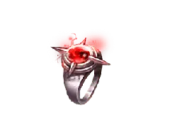 Red Gemstone Ring - ring - High Resolution PNG