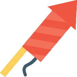 Firework - holiday - night - Transparent Layer PNG