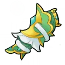 Seahorse Sprite - green - PNG