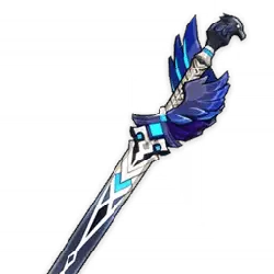 Ice Blade - sharp - blue - Free PNG