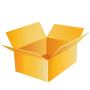 Cardboard Box - yellow - packaging - Free PNG