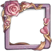 Decorative Frame - purple - flower - PNG Images