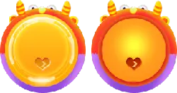 Heart Button - cute - High Resolution PNG