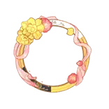Flower Ring - decorative item - Transparent Background PNG
