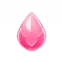 Pink Water Drop - High Download Count PNG