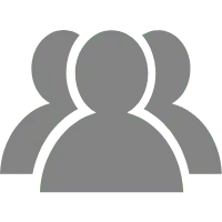 Three People Icon - gray - PNG Images