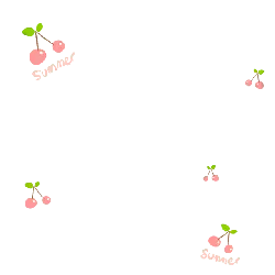 Cherry Pattern - summer - No Background PNG