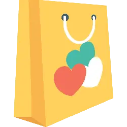 Love Shopping Bag - gift - Free Download PNG