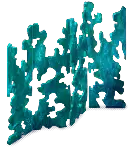 Blue Plastic Building Blocks - learning - PNG