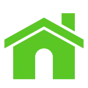 Green House Icon - logo - High Resolution PNG