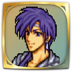 Purple-haired Man - game character - Free PNG