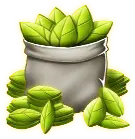 Green Leaf Bag - green - Free Download PNG