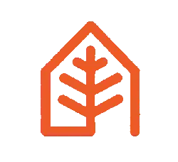 Orange Leaf House - logo - Transparent Layer PNG