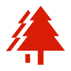 Red Christmas Tree - christmas - Transparent Layer PNG