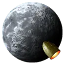Moon and Satellite - space - No Watermark PNG