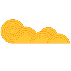 Abstract Cloud Pattern - geometric shape - No Background PNG