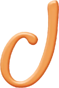 Orange Artistic Font - orange - Free Download PNG
