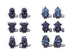 Pixel Knight - knight - PNG