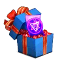 Gift Box - pentagram - Transparent Layer PNG