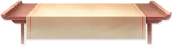 Long Table - red - PNG