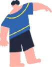 Man in striped clothes - person - Lossless PNG
