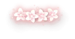 Pink Flowers - glow - Free PNG
