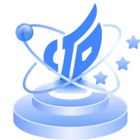 Blue Trophy Logo - technology - High Resolution PNG