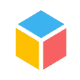Colorful Cube - art - geometric shape - Transparent Layer PNG