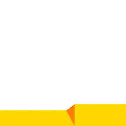 Black and Yellow Geometric Shape - simple - High Resolution PNG